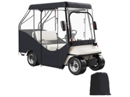 Capa para carrinho de golfe de 4 lugares, à prova d'água, proteção UV e chuva, fácil instalação (Tekmaquinas)