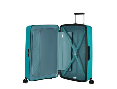 AMERICAN TOURISTER Mala de Viagem / Trolley Grande 77Cm 4R Exp Aerostep Turquesa