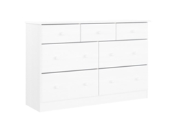 Cómoda VIDAXL Branco Madeira (112x35x73 cm)