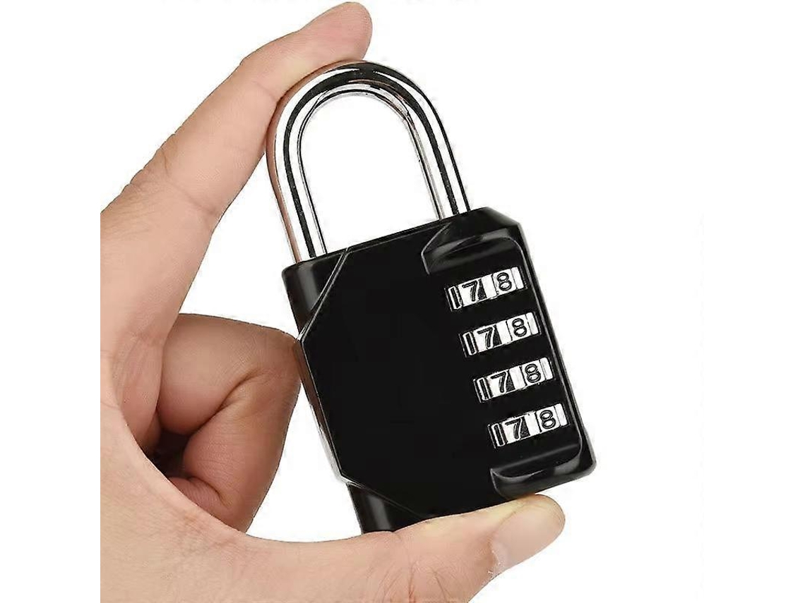 Cadeado De Senha À Prova Dágua De 4 Dígitos Para Porta, Mala, Bolsa, Pacote, Armário, Janela, Combinação De Cadeado Aquaforge