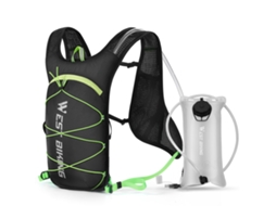 Mochila de Hidratação Mali para ciclismo, com bolsa de água, leve, respirável, reflexiva