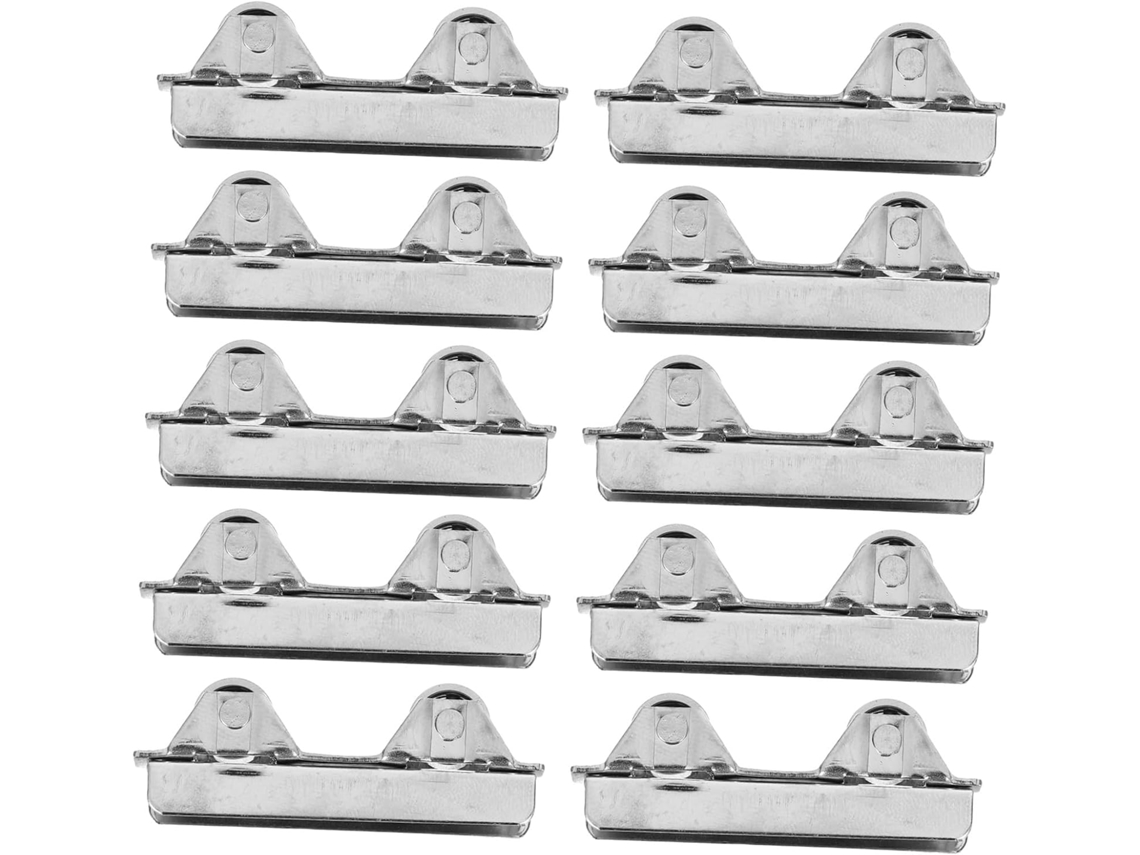 Conjunto De 10 Peças Com Trilhos E Rodízios Para Portas Vidro Fácil Mo