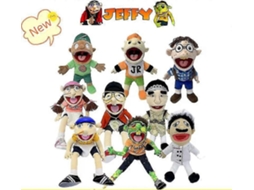 Fantoche De Mão Jeffy E Feebee De 60 Cm, Boneco Grande E Macio, Brinquedo De Pelúcia, Marionete, Presente Para Crianças Olysi Shop