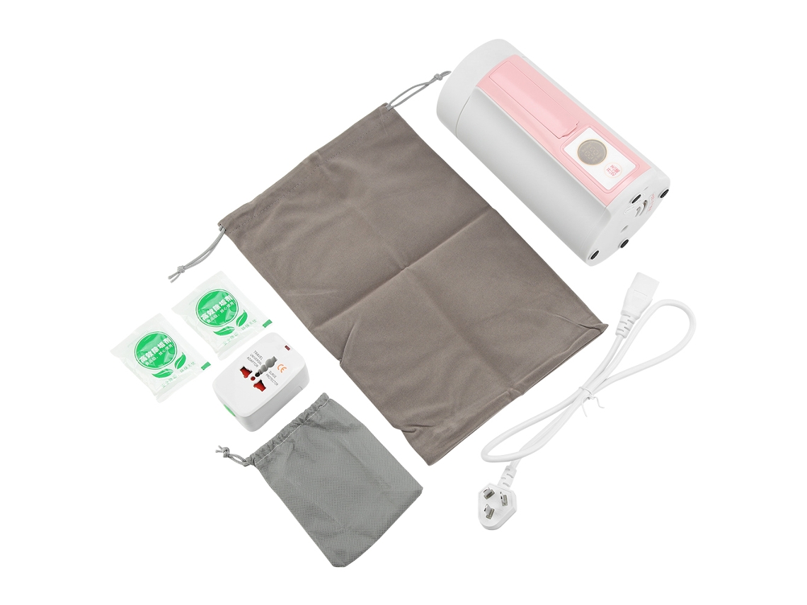 Chaleira Elétrica Portátil Laxiscreed Em Aço Inox Para Viagens Com Isolamento De 24h E Cozimento De Mingau