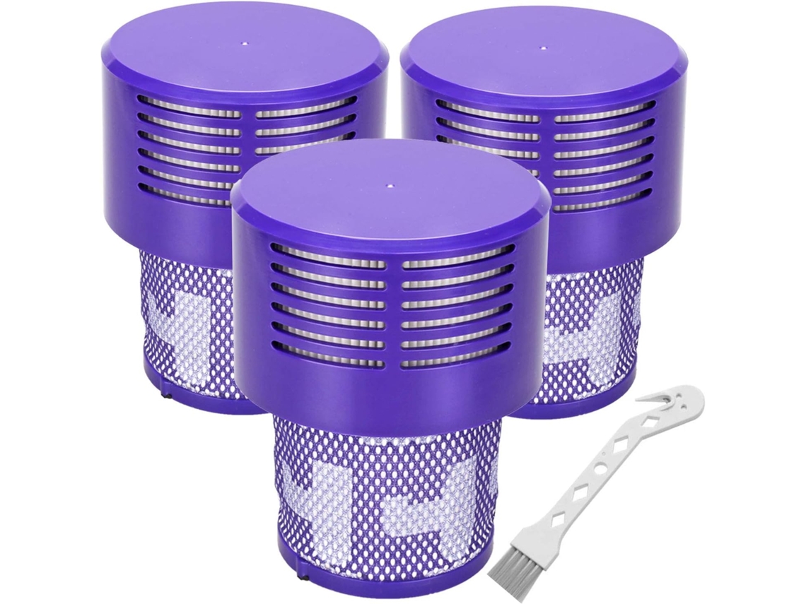 Acessórios Aspirador De Pó Para Dyson V10, Kit Com 3 Filtros De Reposição Cuich