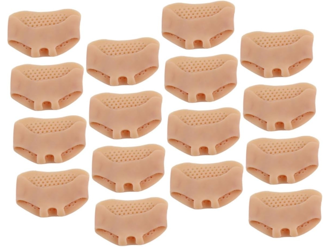 Conjunto De 8 Pares Protetores Para Sapatos Salto Alto, Proteção Para A Parte Frontal Do Pé, Material Respirável E