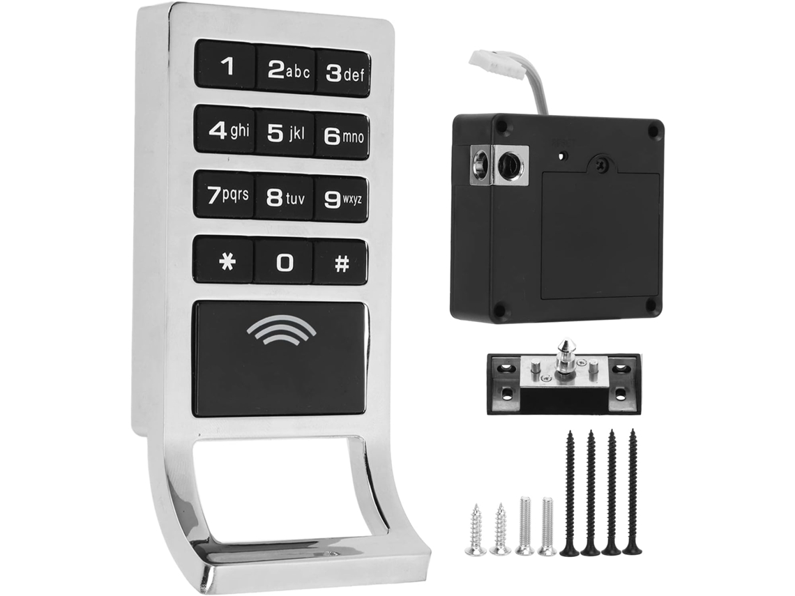 Fechadura Eletrônica Com Teclado Em Liga De Zinco, Modelo M1, Para