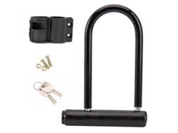 1/2 Conjunto De Cadeado U Portátil Mini Para Bicicleta Com Chave, Segurança Antifurto, Acessórios Para Motocicleta, Scooter E Bici Aquaforge