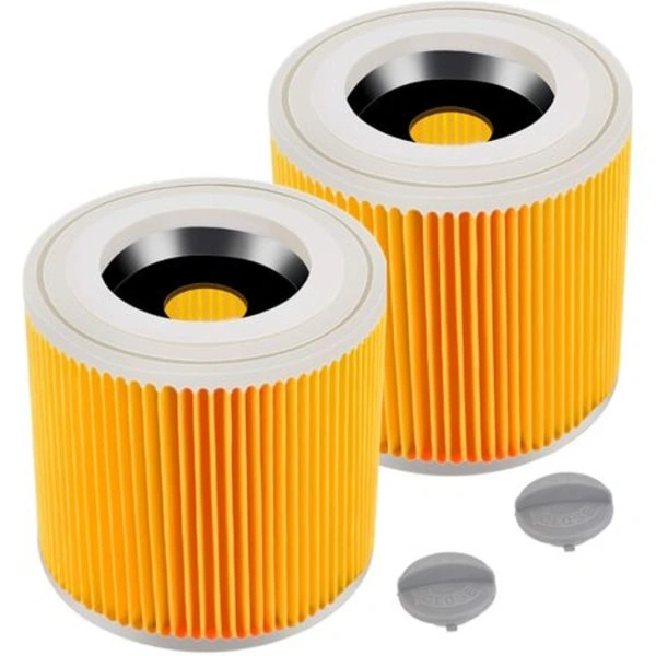 Kit Com 2 Cartuchos De Filtro Para Aspiradores Kärcher Wd3 Premium, Nt20/1, Nt30/1 E Nt38, Filtros, Filtros De Reposição Para Aspiradores Kärcher