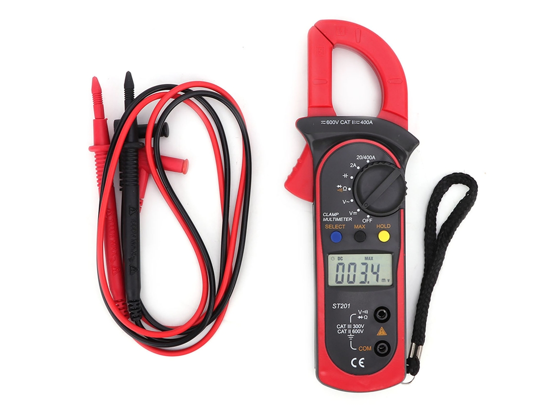 Amperímetro de Alicate Digital Automático St201 S/MARCA