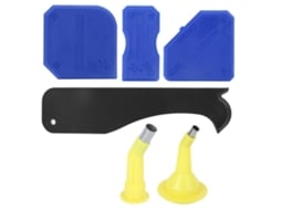 Kit De 6 Peças De Ferramentas De Espalhador De Silicone Selante, Espátula, Raspador E Remover De Calafate