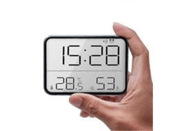 Relógio Digital Inteligente Com Alerta Magnético, Exibição De Temperatura E Umidade Internas, Tela Hd, Funciona A Bateria.