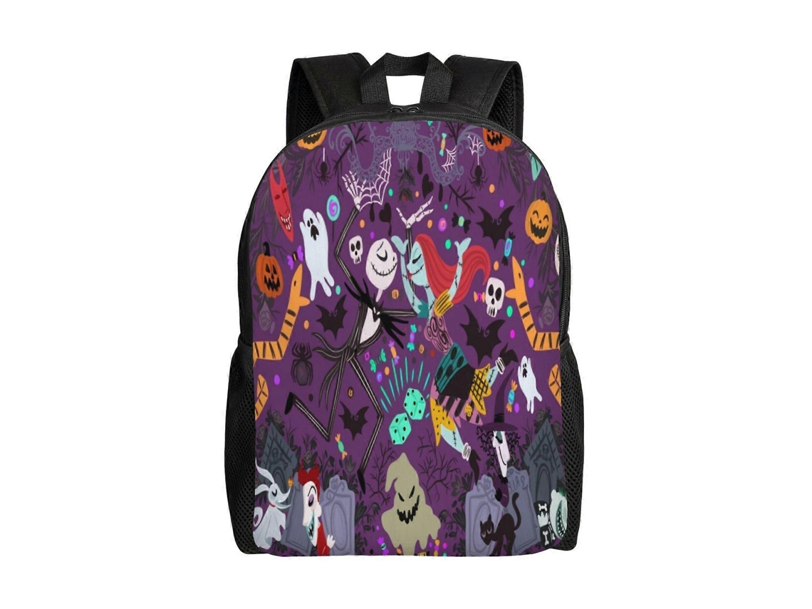 Mochila Leve E Impermeável Para Escola E Trabalho O Estranho Mundo De Jack , Mochila Estilosa Para Estudantes E Adultos (n104) Olysi Shop (d104)