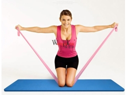 Lurelia Faixa Elástica De Resistência, Alongamento E Pilates, Látex