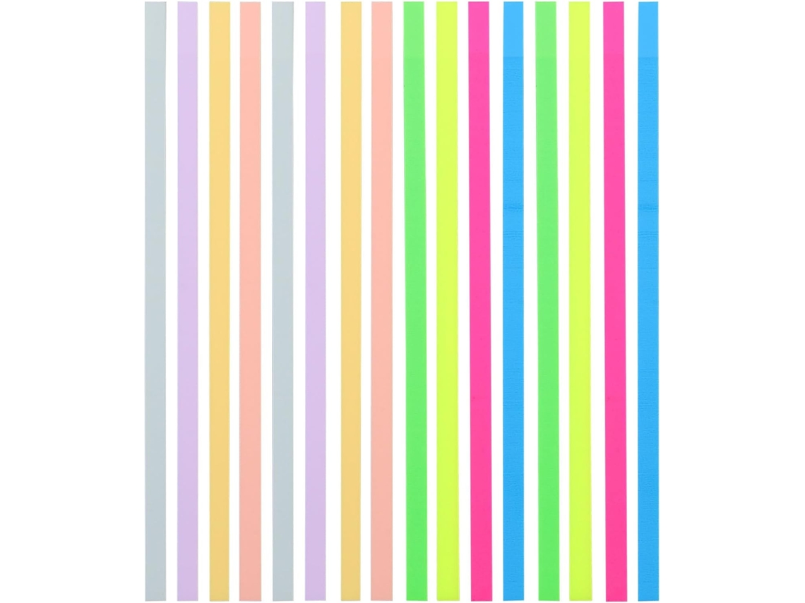 Bandes Autocolantes Pet Fluorescentes Para Palestra, 2 Livres, Design , Couvrent Le Texte Bloquer