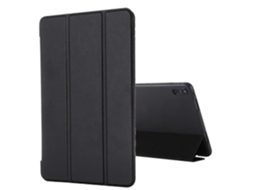 Capa De Couro Com Flip Horizontal À Prova De Choque E Suporte Triplo Gebei Para Huawei Matepad 10.4 (preta)
