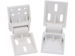 Dobradiça Plástica Para Freezer Horizontal, 4 Peças, Para Refrigerador Pequeno Com Sistema De Contrapeso, Dobrável, Para