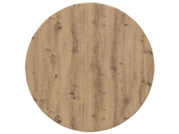 Toalhas de mesa Vidaxl marrom com base de madeira (80x80x1,5 cm)