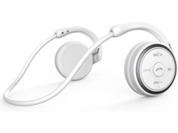 Auscultadores Pequenos Enrolados Auscultador Desportivo Sem Fios Incorporado Yizhood Bluetooth Branco