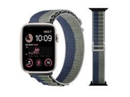 Bracelete Loop Alpine para Apple Watch Series 8 45mm Verde e Azul