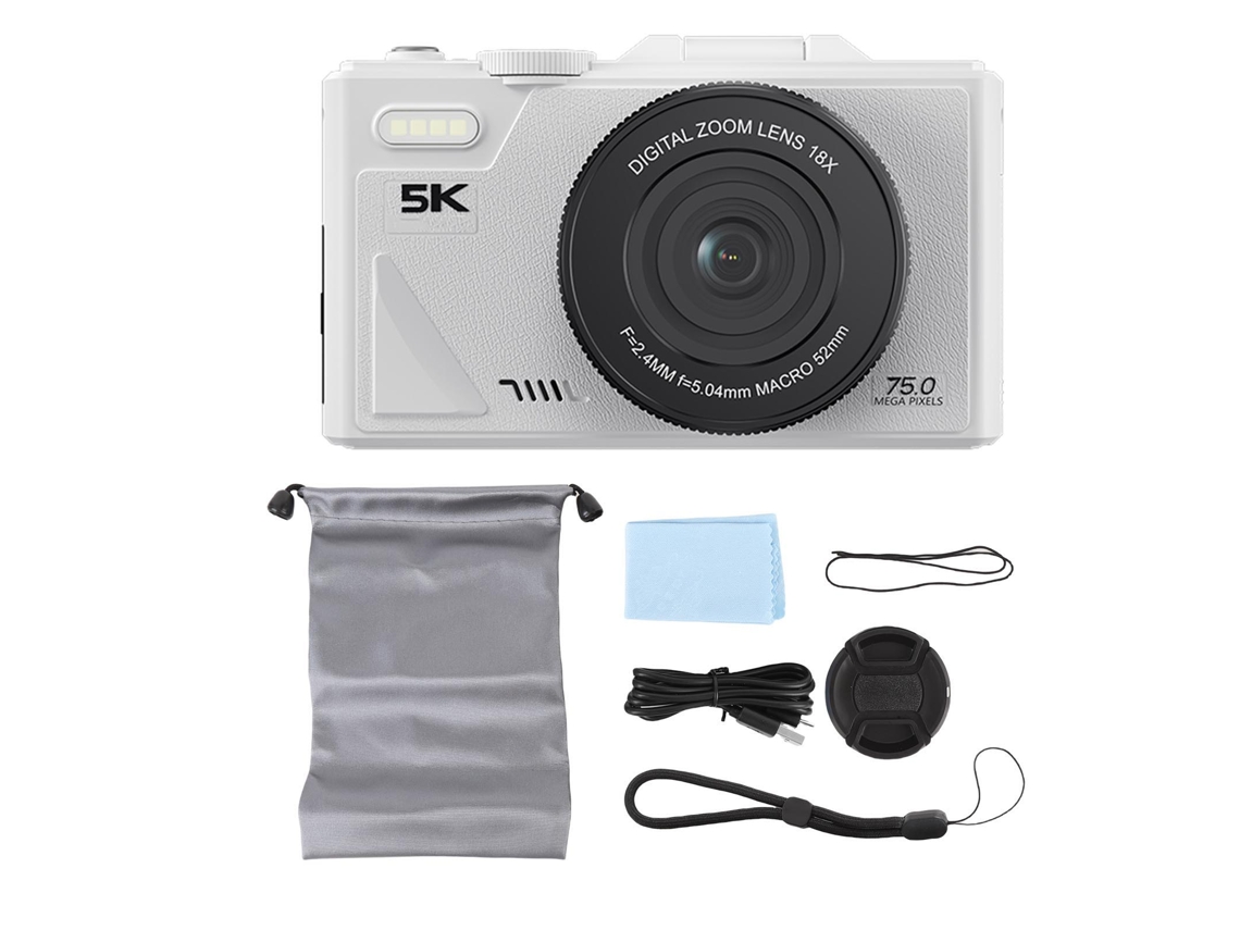 Câmera DSLR com Tela de 180°, Zoom 18x, Foco Automático EOOCOO
