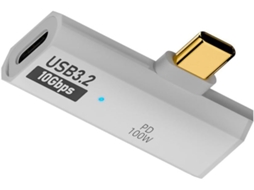Adaptador De Carregamento Usb-c, Rápido 100 W, Transferência Dados 10