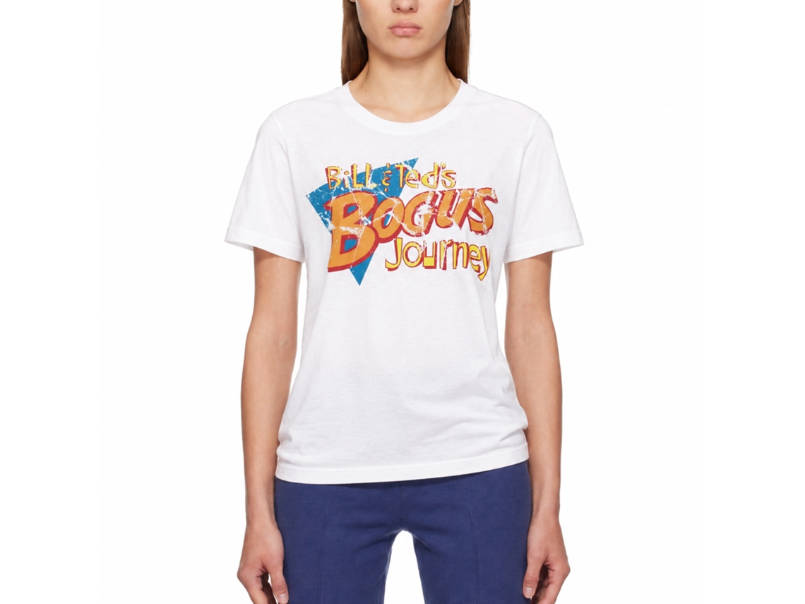 Rockinstone Bill And Ted Bogus White Adult T-shirt Size:xl