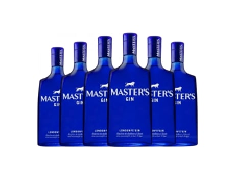 Gin MG Master's London Dry Gin Garrafa Medium (0.5 L - 6 Unidades)