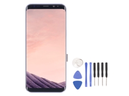 Aetheria reposição de Tela com Moldura e Ferramentas para Galaxy S8 Plus G955u G955f G955a Cinza 6.2 Polegadas