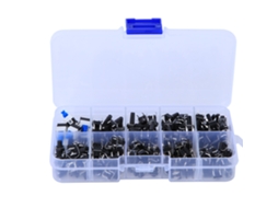 180pcs Chave Interruptor Botão Peças Industriais Plásticas Para Equipamentos De Áudio/computador