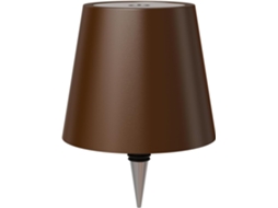 Luminária De Led Embutida Com Usb Para Mesas De Camping E Áreas Externas, Marrom.