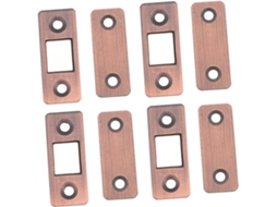 Fecho Magnético Porta De Armário, Ímã Gaveta, Armários De Metal, Aço Inoxidável, 4 Pares, Fecho Armário