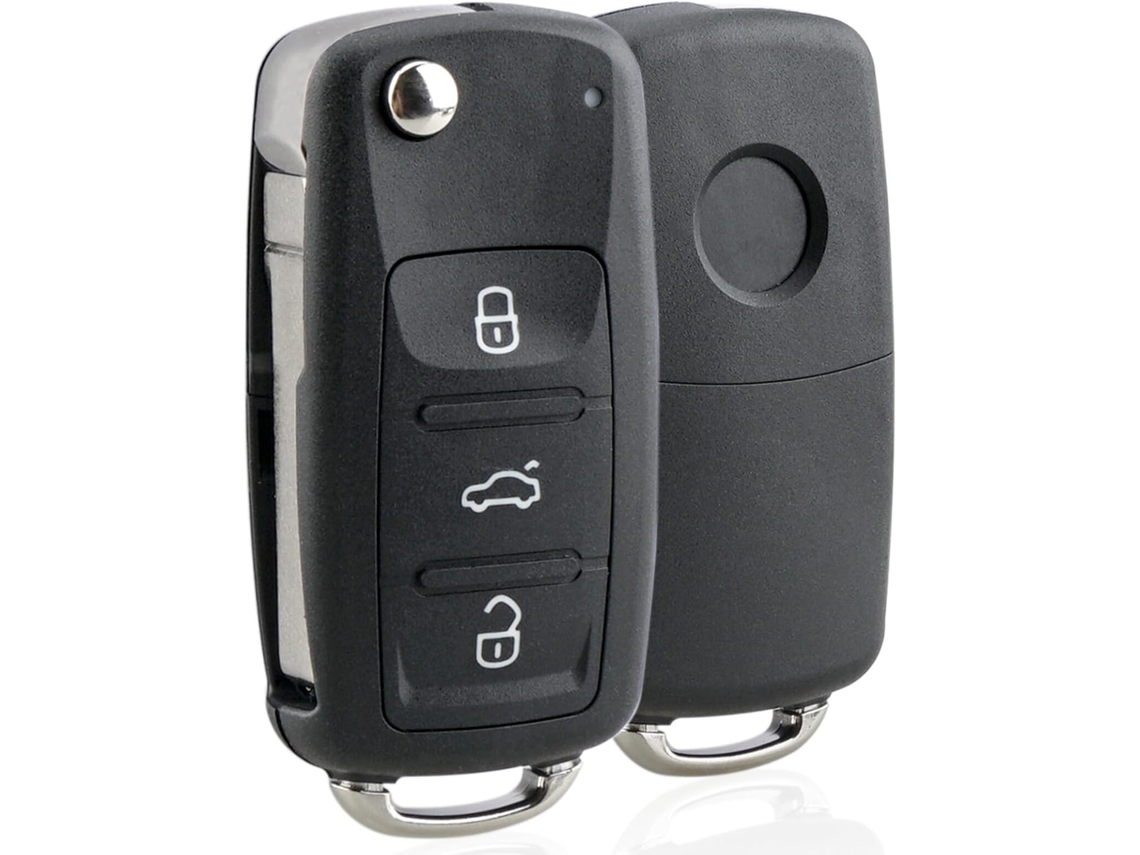Capa Para Chave De Carro Com Controle Remoto, 3 Botões, Para Vw Transporter E Golf Mk6 Cabriolet Plus