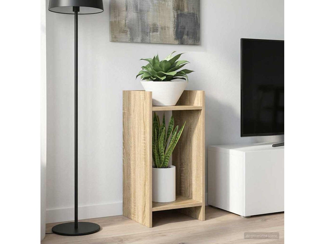 Vidaxl Suporte Para Plantas Carvalho Sonoma 30 X 30 X 60 Cm