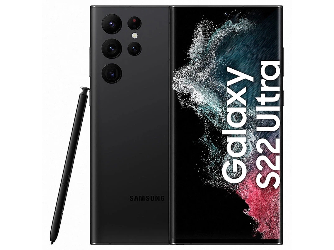 Smartphone SAMSUNG Galaxy S22 Ultra 5G S908B/Ds 256Gb Phantom Black Negro (Recondicionado Marcas Mínimas)