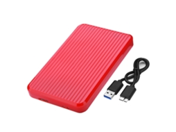 Enclosure Para Disco Rígido Usb3.0, Case Para Hdd/ssd 2.5 Polegadas, Instalação Sem Ferramentas.