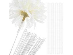 100 Peças De Arame De Florista Folheado A Folha De Flandres, Para Embrulhar Flores.