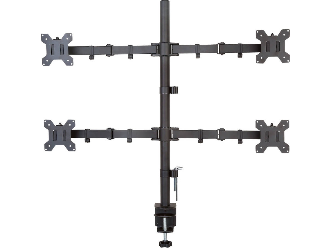 Suporte de Mesa TECHLY ICA-LCD 382-Q (Ajustável - 13'' a 27'' - Até 40 Kg)