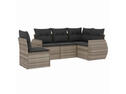 Garden Sofa Set, Garden Sofa Sets Vidaxl Cinzeto Rattan / Vime (n/a)