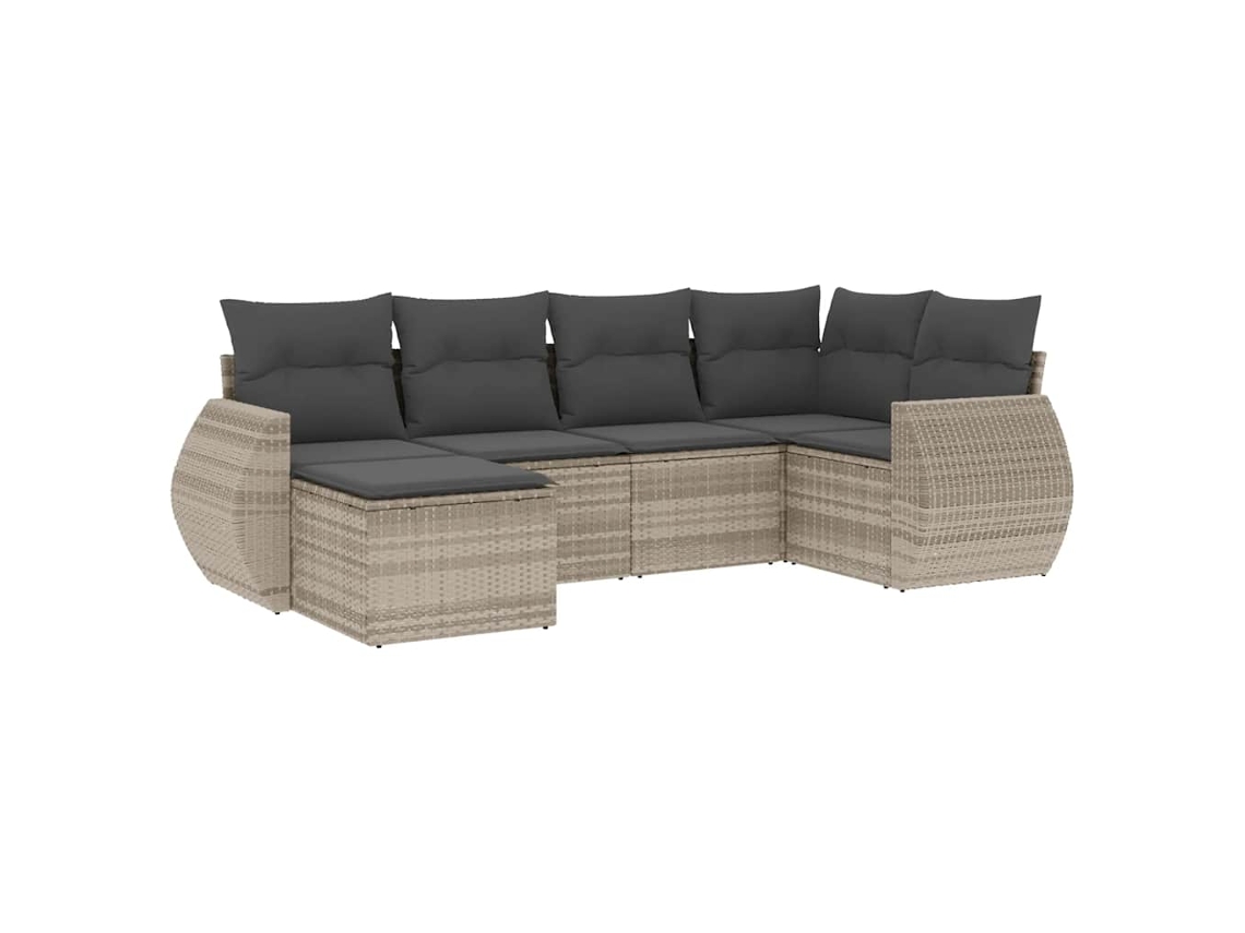 Garden Sofa Set, Garden Sofa Sets Vidaxl Cinzeto Rattan / Vime (n/a)