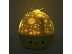 Projetor De Estrelas Patinho Fofo Luz Noturna Colorida Infantil