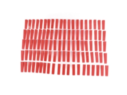 100 Peças Niveladores De Ladrilhos Espaçadores Plásticos Reutilizáveis Resistentes Ao Desgaste Para Decoração Vermelho