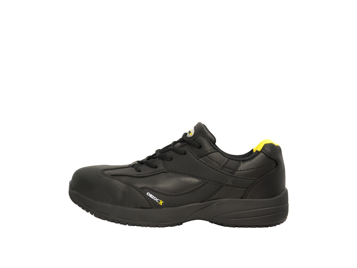 Sapatos de Segurança ORIOCX Mansilla S3 ESD ( Negra -Pele Nubuck -46)