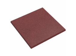 Vidaxl Azulejos De Proteção Contra Quedas 18 Unid. Vermelho 50 X 50 Cm