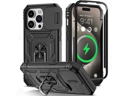 Capa Orysin 360º Military Grade Para Iphone 14 Pro| Proteção Total Antichoques
