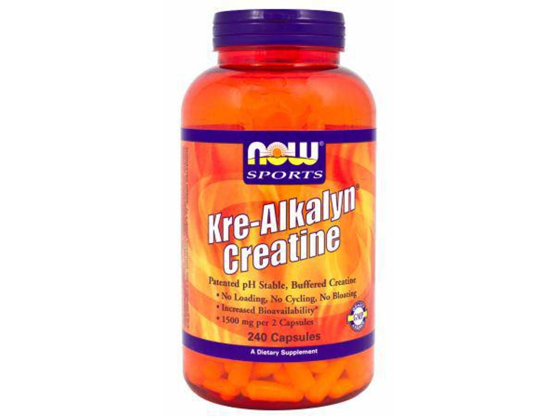 NOW FOODS Kre-Alkalyn Creatine Capsules 120