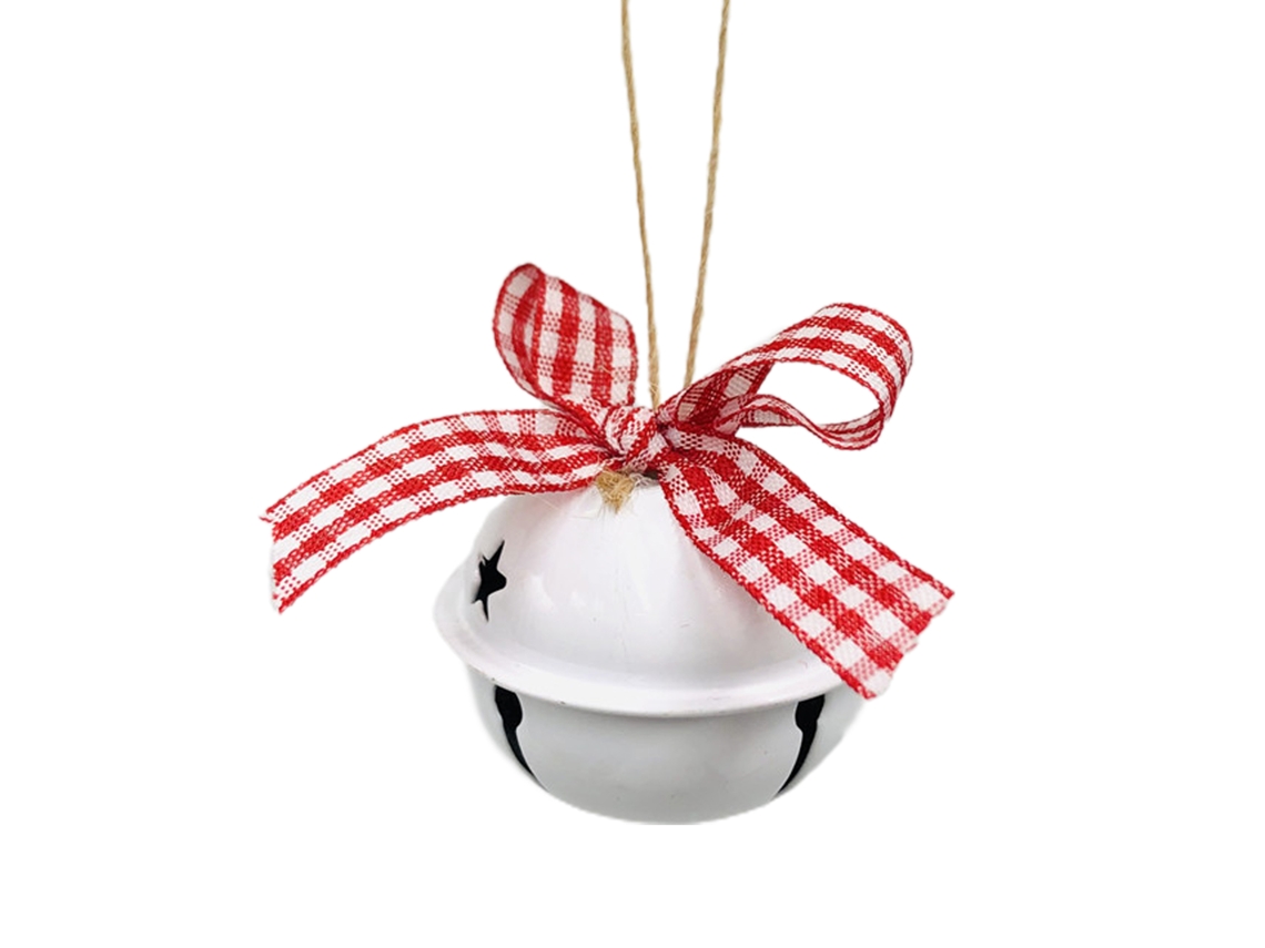 Sino de Natal em Ferro Circular com Laço e Corda LAXISCREED