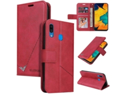 Capa De Couro Com Ângulo Reto Gqutrobe Para Samsung Galaxy A20/30