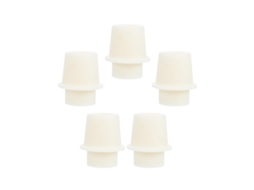 Tampas De Silicone Para Garrafas, Fáceis De Guardar E Usar, Pacote Com 5 Unidades, Pequenas E Compactas.