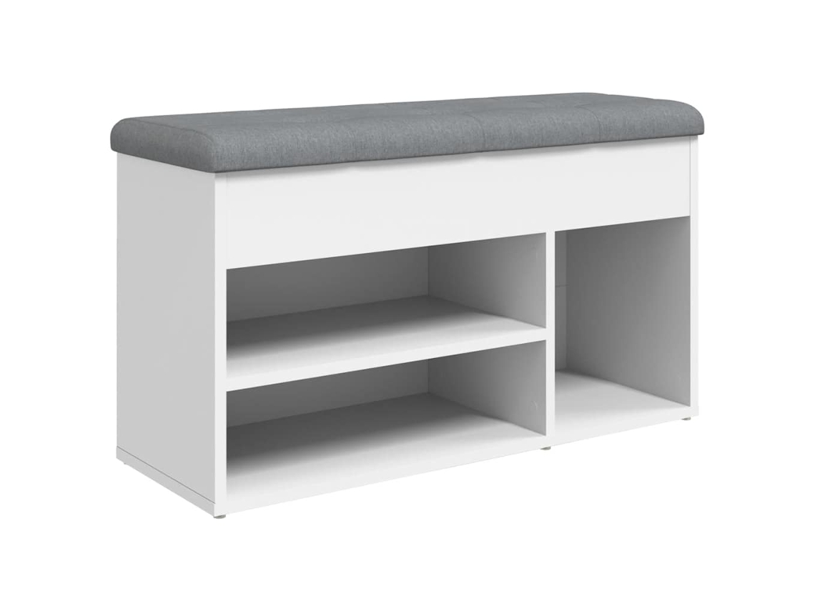 Shoe Bench, Shoe Benches Vidaxl Branco Madeira Processada (n/a)